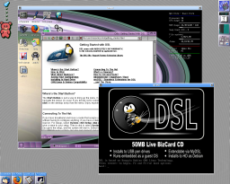 Damn Small Linux on qemu