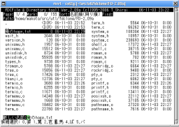 fdclone2.09aの単漢字変換