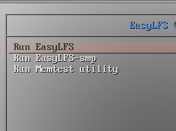 boot easylfs