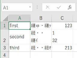 UTF-8 CSV文字化け